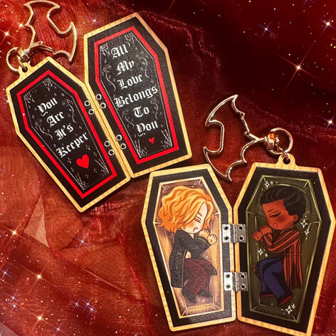 LESTAT AND LOUIS KEYCHAIN